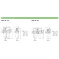 Unités de traitement de la source d&#39;air à combinaison de filtre à air série ESP UFR / L UFRL